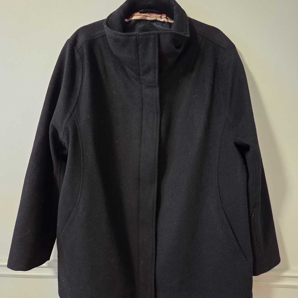 Pendleton Women's Black Pea Coat